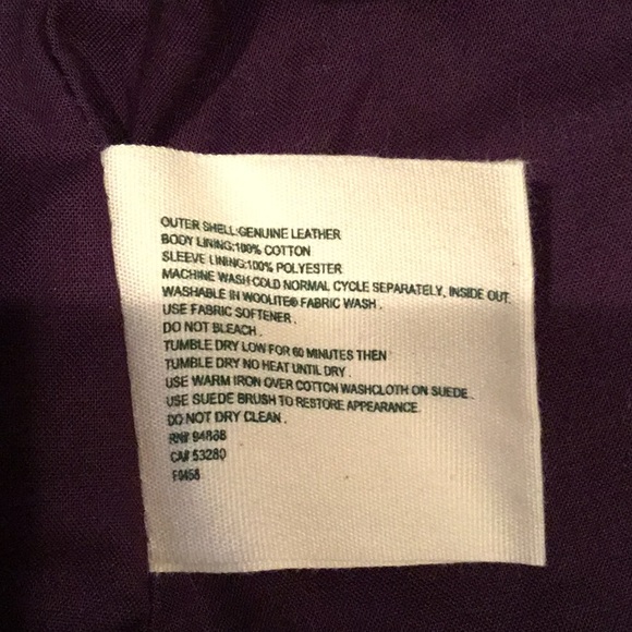 Bernardo Purple Suede Jacket - Picture 4 of 6